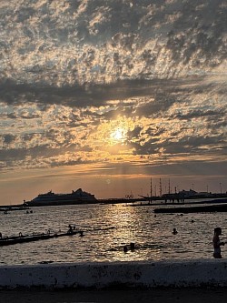 Море и закат..