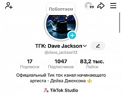 1000 подписчиков в Тик Токе Дейва